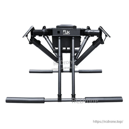 RJX1300C 1300mm carbon fiber folding quadcopter frame with fixed landing skids and robust 4‑arm layout