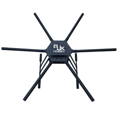 RJX 1600mm Drone Frame - 6-Axis Carbon Fiber Umbrella Folding Hexacopter Frame without motor mounts for Industrial Drone