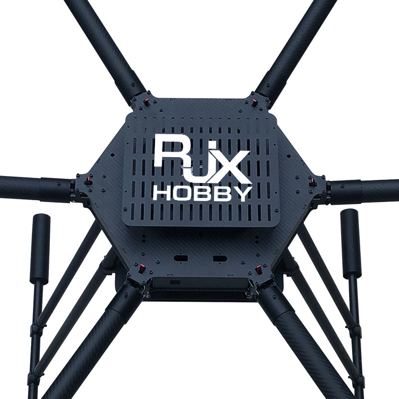 RJX 1600mm Drone Frame - 6-Axis Carbon Fiber Umbrella Folding Hexacopter Frame without motor mounts for Industrial Drone