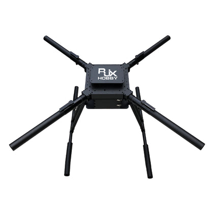 RJX Hobby RJX1620 carbon fiber umbrella folding quadcopter frame with four extended arms and central square body