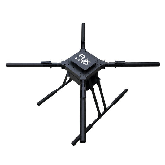 RJX1620 carbon fiber 4-axis umbrella folding quadcopter frame with central plate and tubular arms