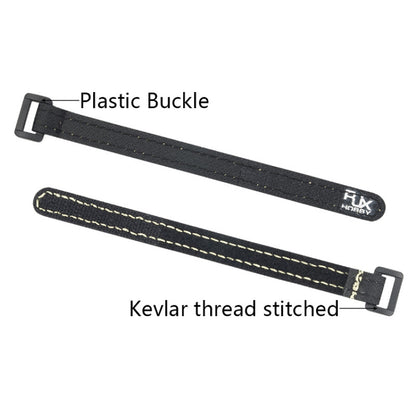 RJXHOBBY 4-Pack 12mm Nylon Battery Strap, Black RJXHOBBY 12mm nylon battery strap with plastic buckle and Kevlar thread stitching