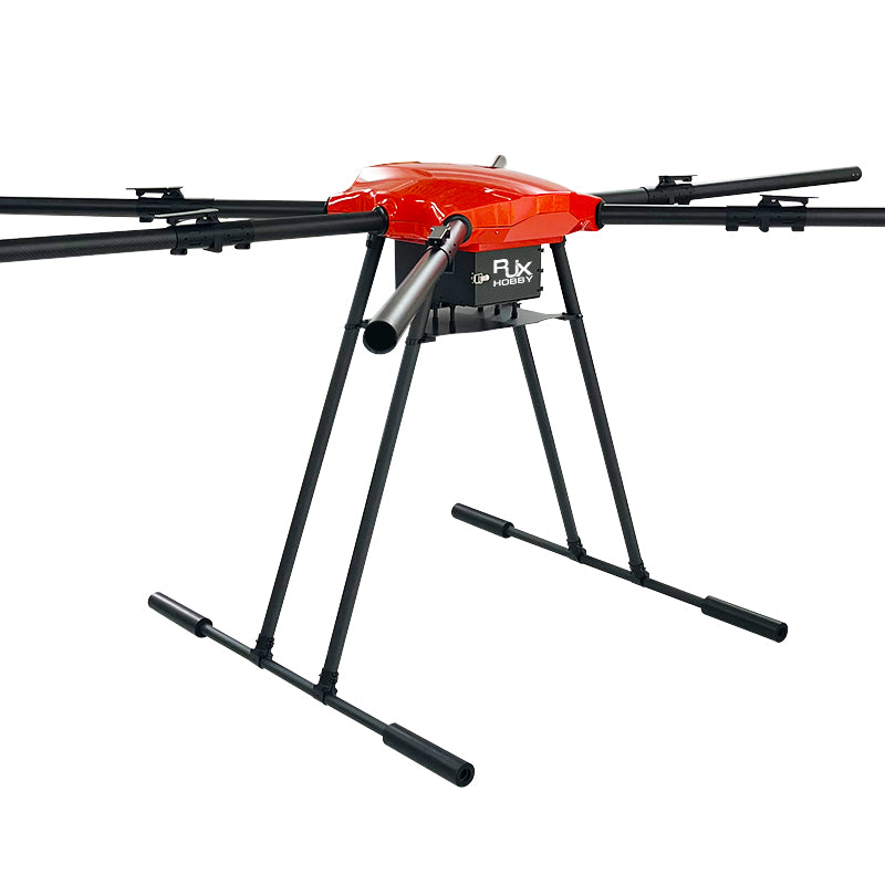 Portable drone with foldable design for easy transport and deployment.