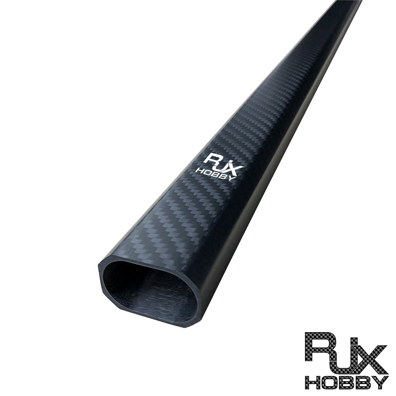 RJXHobby 25x38mm Octagonal Carbon Fiber Tube with Tube Clamp for Industrial and Agriculture Drone Arm