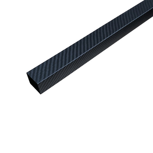 Tube carré en fibre de carbone RJX 1pc 50x45x1000mm
