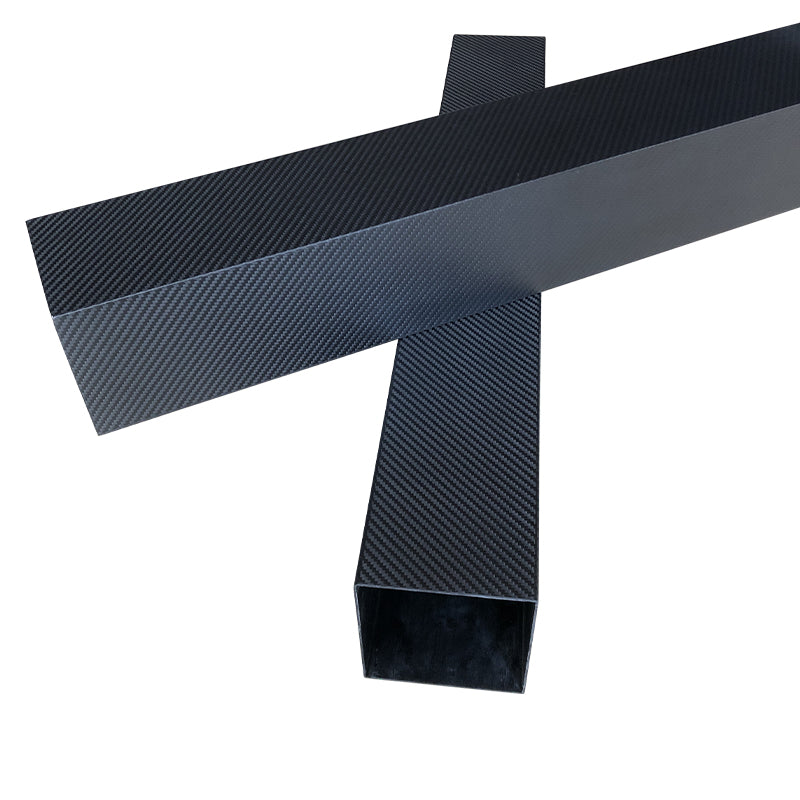 RJX 1pcs 50x45x1000mm Square carbon fiber tube