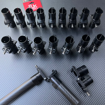 RJXHOBBY 20/25/30mm CNC Horizontal Folding Arm Tube Joint FPV System Multirotor UAV Drone Spare Parts