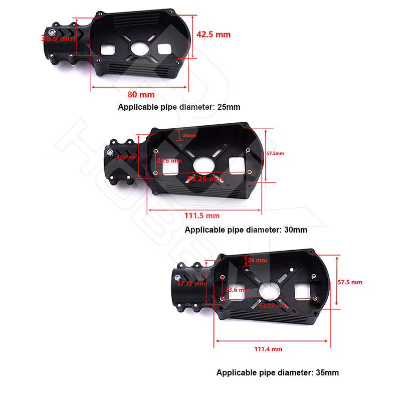 Motor mount seat for hexacopter drone.