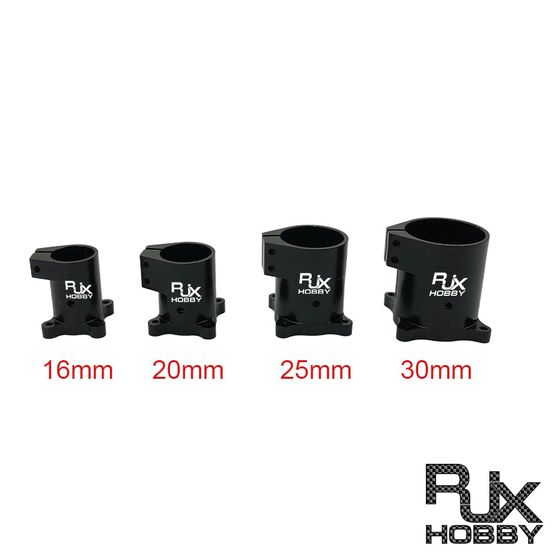 RJXHOBBY 90° D16 20 25 30 35 40mm Landing Gear Vertical Mount Base Nozzle Connecting Rod Fixing Parts for RC UAV Drone