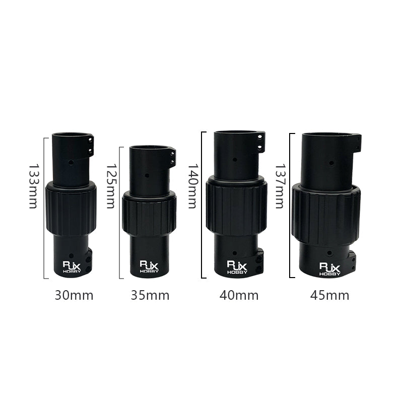 RJXHobby 30mm/35mm/40mm/45mm Folding Arm Carbon Tube Connector Clip Self-lock for Agriculture Drone