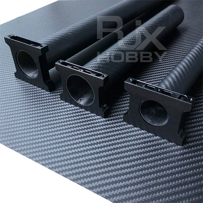 RJX thicker type 40mm Alum Pipe clamps for carbon fiber tube
