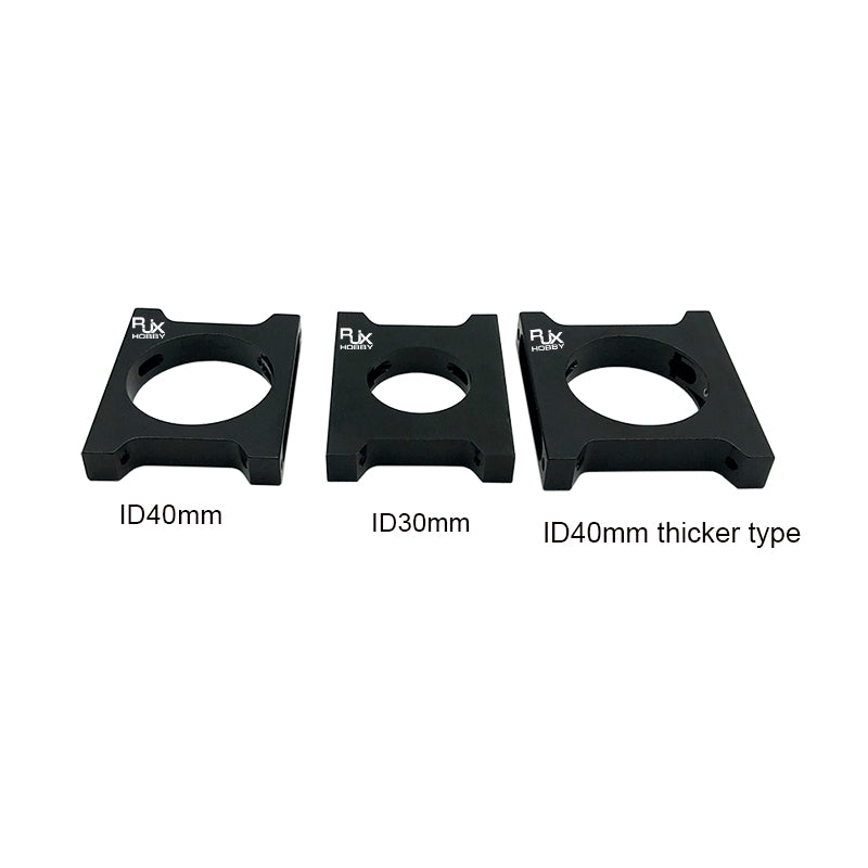 RJX thicker type 40mm Alum Pipe clamps for carbon fiber tube