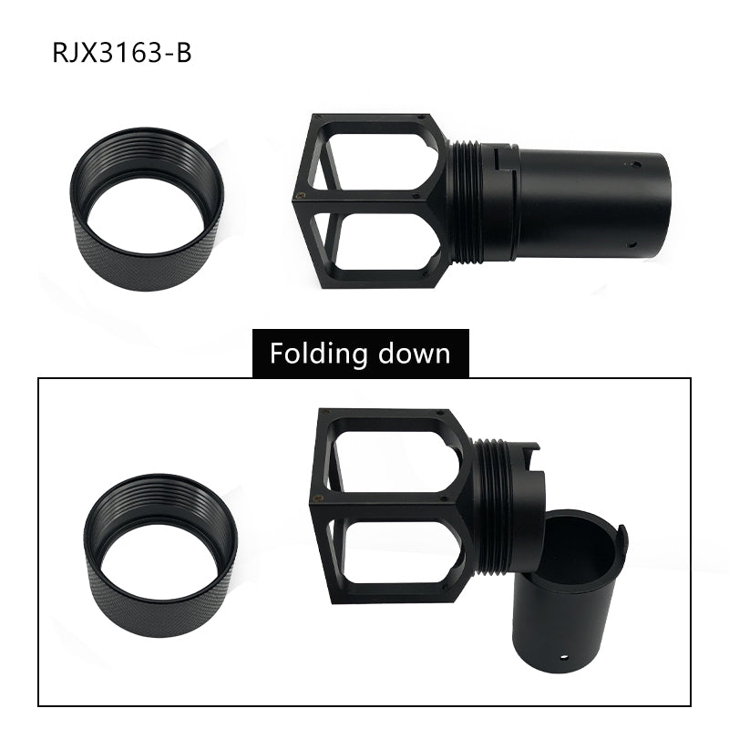 RJXHOBBY 40mm Folding down Arm Pipe Clamp Folding Pipe Holder Parts for Plant Agriculture UAV Drone Machine Arm