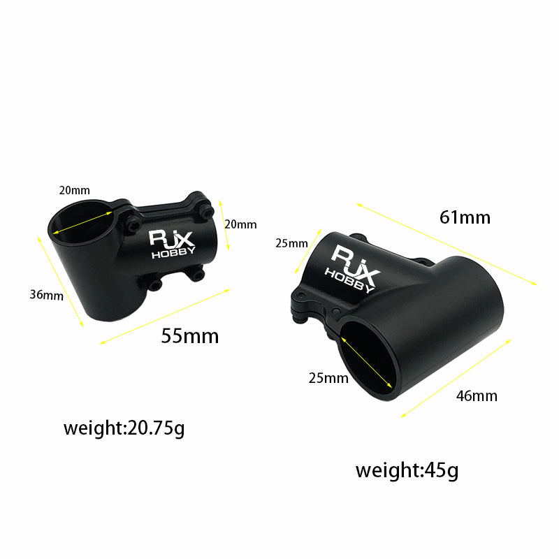 RJXHOBBY 110° Tee Joint used in RC plants, UAV drones.