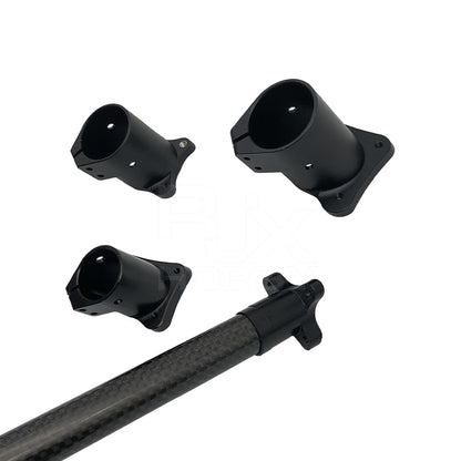 RJX D16/20/25/30mm Tripod Fixed Mount Landing Gear Carbon Tube Fixture Pince Fixing Mount Connector Joint for UAV