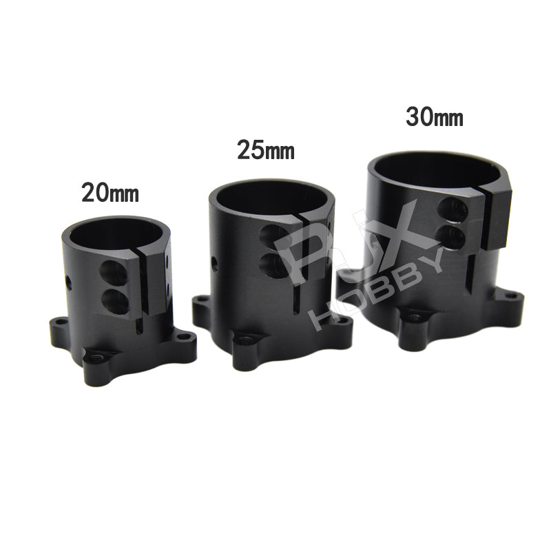 RJXHOBBY 90° D16 20 25 30 35 40mm Landing Gear Vertical Mount Base Nozzle Connecting Rod Fixing Parts for RC UAV Drone