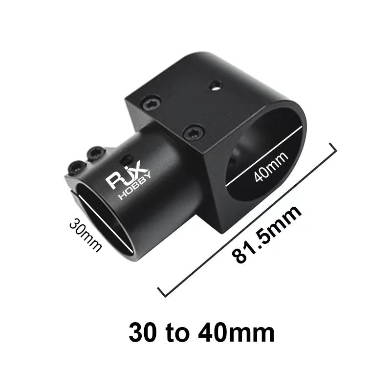 RJX 16,20,25,30,40 Landingsgestel Aluminium Tee Statief Koolstofvezel Buis Connector Voor Landbouw Drone UAV