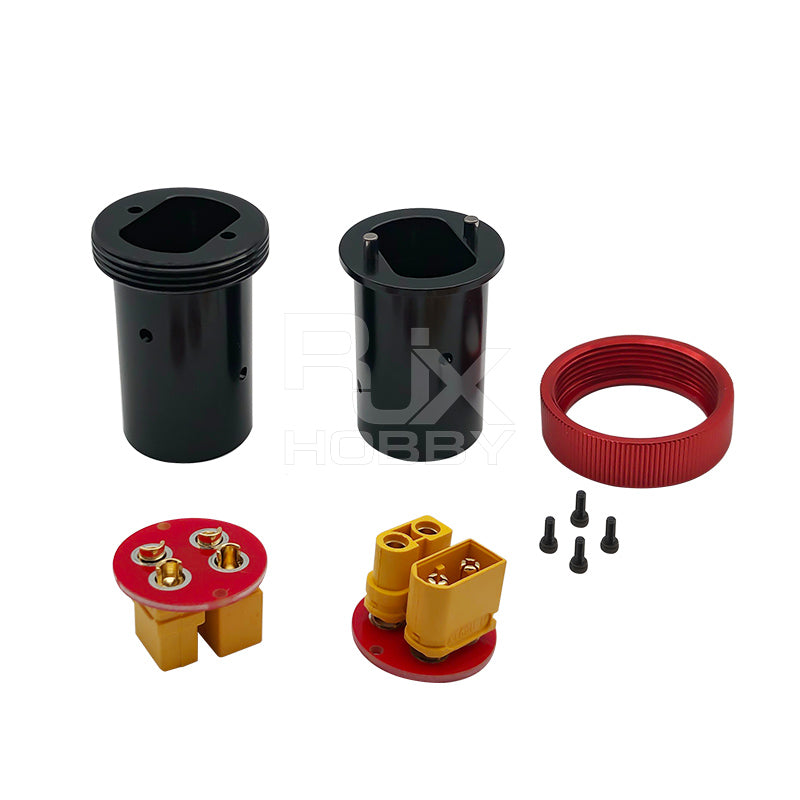 Customizable carbon tubes with option to drill holes to fit connectors, or use pre-drilled tubes.