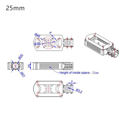 Mounting seat for Hexacopter multicopter