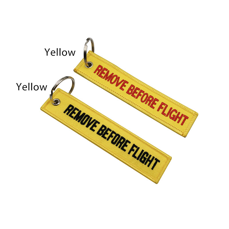 RJXHOBBY 10pcs Remove Before Flight Keychain Key Chain for Aviation Gifts Luggage Tag Fashion Pilot Key Chains