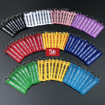 RJXHOBBY 10pcs Remove Before Flight Keychain Key Chain for Aviation Gifts Luggage Tag Fashion Pilot Key Chains