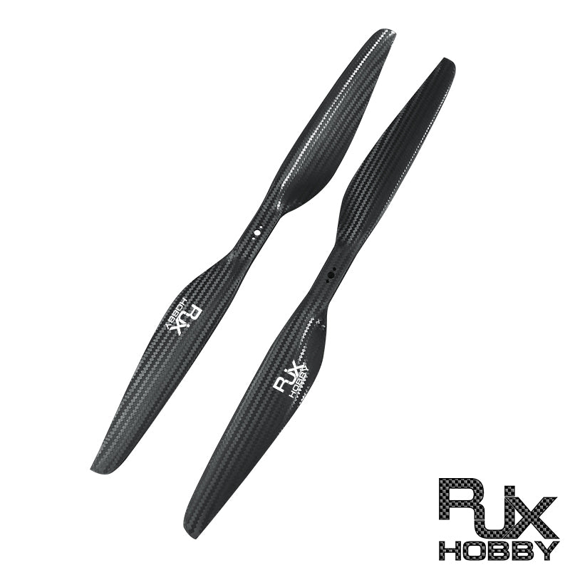 1 Pair RJX 1861 18x6.1 Inch Carbon Fiber Forward and Reverse