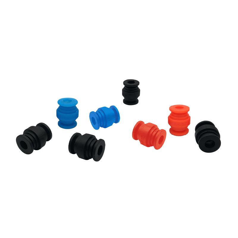 RJX 50pcs 20x17x7mm Damping Balls AV Shock Absorber Ball Damper Anti-Vibration Ball