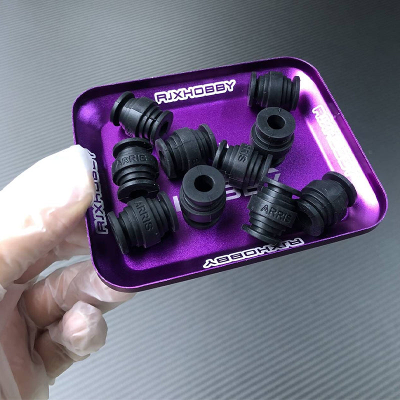 RJX 50pcs 20x17x7mm Damping Balls AV Shock Absorber Ball Damper Anti-Vibration Ball