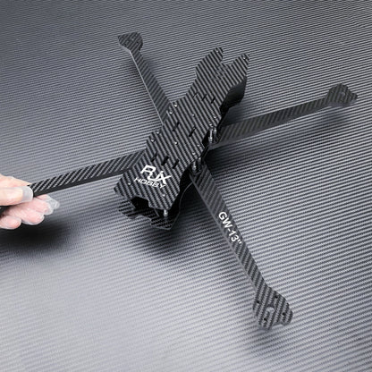 RJXHOBBY GW-13inch 525mm Carbon Fiber Twill Matte Frame Kit for RC FPV Racing Drone