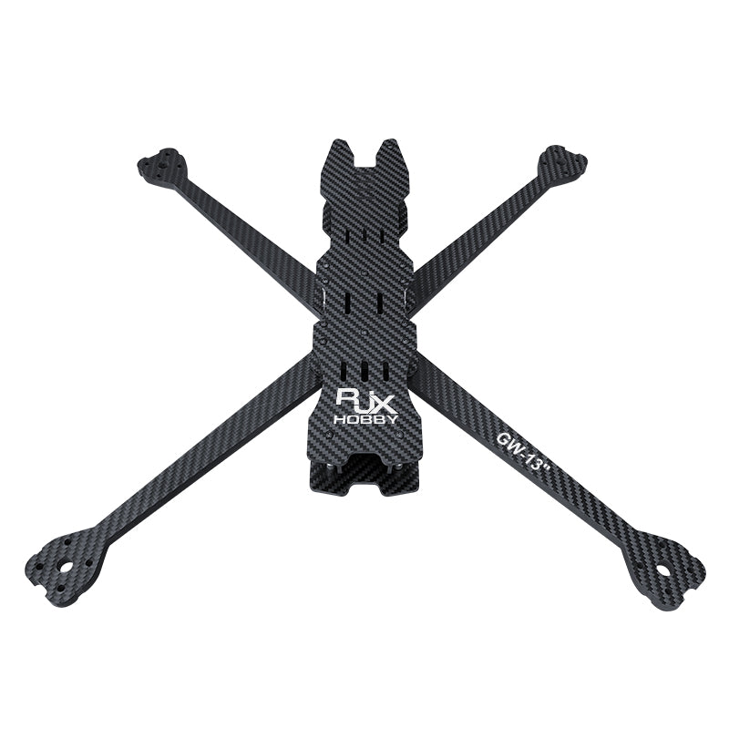 RJXHOBBY GW-13inch 525mm Carbon Fiber Twill Matte Frame Kit for RC FPV Racing Drone