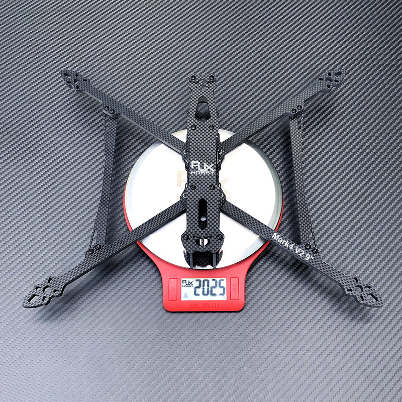 RJXHOBBY Mark4 V2 9-inch 387mm Carbon Fiber Plain Matte Frame Kit for RC FPV Racing Drone