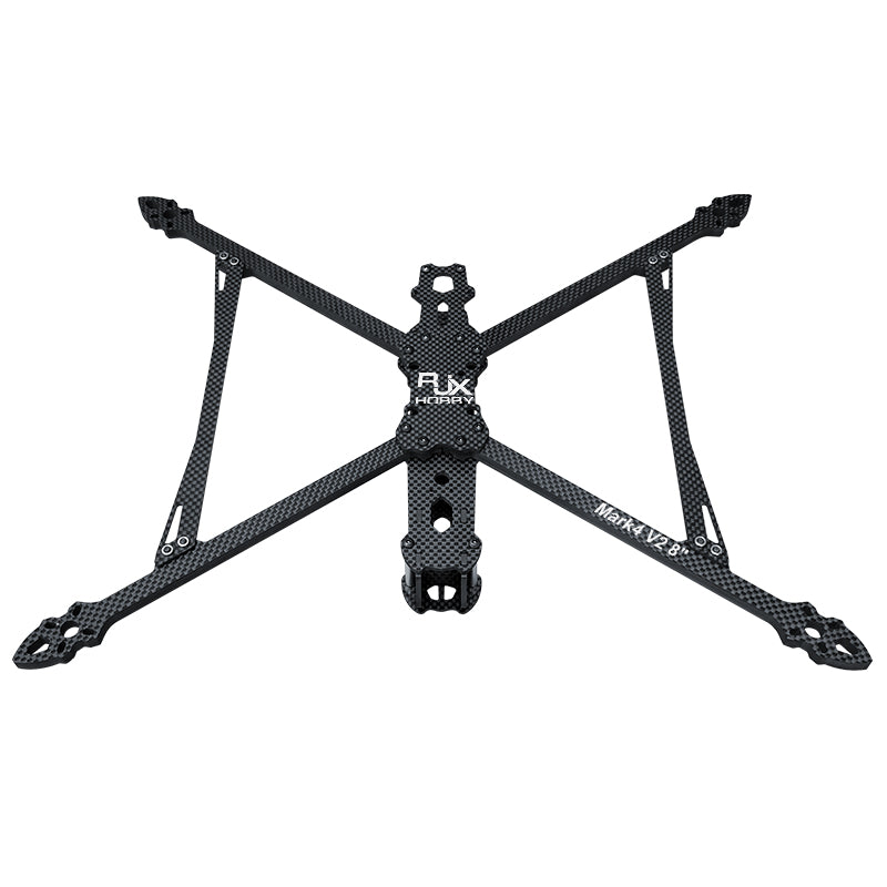 RJXHOBBY Mark4 V2 8-inch 367mm Carbon Fiber Plain Matte Frame Kit for RC FPV Racing Drone