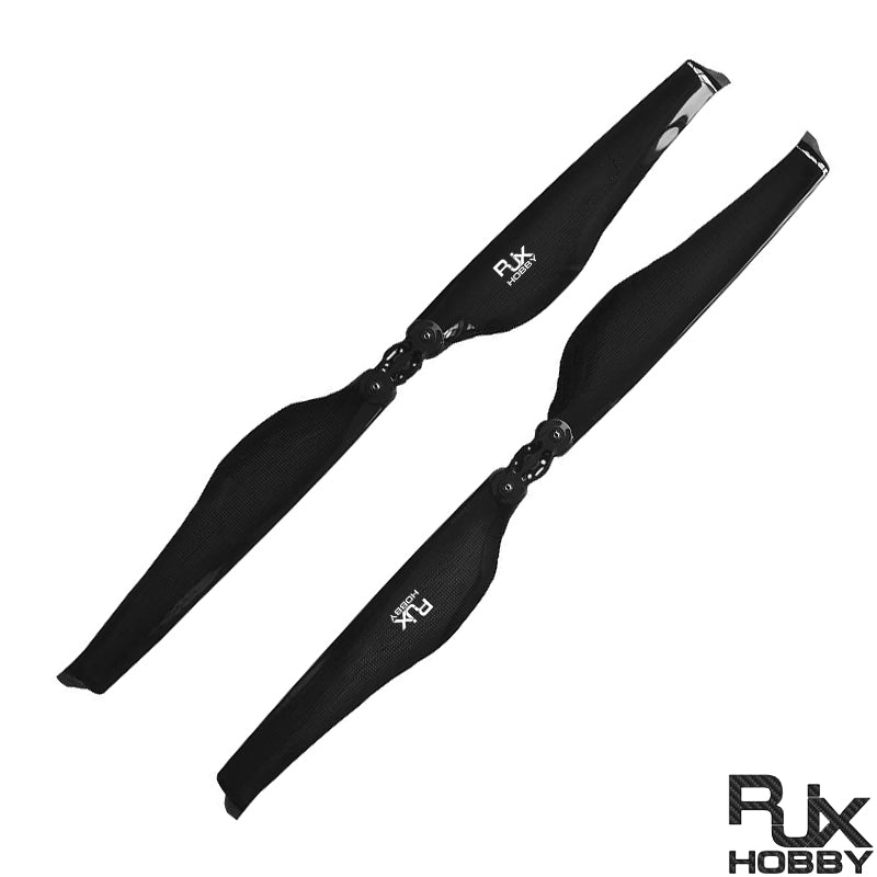 1 Pair RJXHOBBY 26.2x8.5 / 27.2x8.9 / 28.2x9.2 / 29.2x9.5 / 30.2x9.9 Inch Carbon Fiber Folding Propeller for Drone