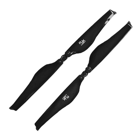 RJXHOBBY 1 Pasang 15.2x5/16.2x5.3/18.2x5.9/20.2x6.6/22.2x7.2/24.2x7.9 inci kipas lipat gentian karbon untuk UAV multi-rotor