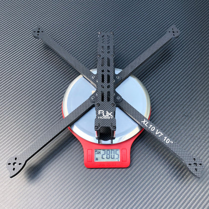 RJXHOBBY XL10 V7 10-inch 420mm Carbon Fiber Twill Matte Frame Kit for RC FPV Racing Drone