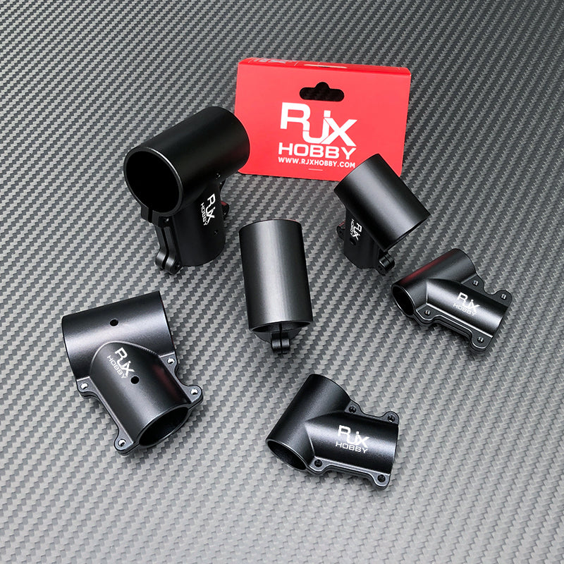 RJX 1 Stück 16mm / 20mm / 20 auf 25mm / 20 auf 30mm / 25mm / 25 auf 30mm / 30mm / 40mm T-Stück Landegestell-Verbinder für RC Pflanzendrohne UAV