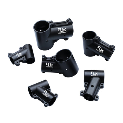 RJX 1 Stück 16mm / 20mm / 20 auf 25mm / 20 auf 30mm / 25mm / 25 auf 30mm / 30mm / 40mm T-Stück Landegestell-Verbinder für RC Pflanzendrohne UAV