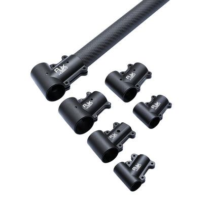 RJX 1 Stück 16mm / 20mm / 20 auf 25mm / 20 auf 30mm / 25mm / 25 auf 30mm / 30mm / 40mm T-Stück Landegestell-Verbinder für RC Pflanzendrohne UAV