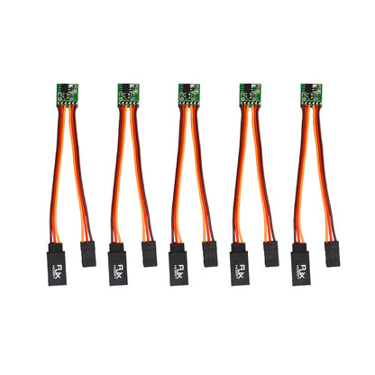 RJX 5pcs Inverseur de signal servo universel 4-6V 2A pour servomoteur à basse tension pour avion RC V-tail