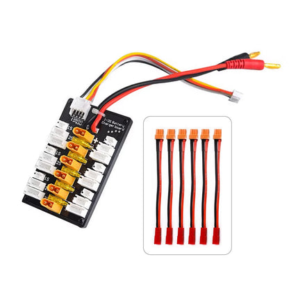 Паралельна плата зарядки RJX XT30 1-3S (6 шт.) 20A макс., кабелі XT30-to-JST для зарядного пристрою iMAX B6