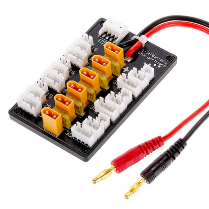 Паралельна плата зарядки RJX XT30 1-3S (6 шт.) 20A макс., кабелі XT30-to-JST для зарядного пристрою iMAX B6