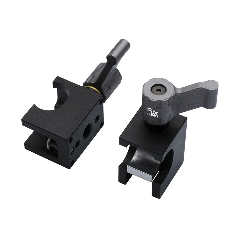 RJX 2pcs Tarot Mount, Pair of RJX Hobby metal clamp mounts with quick-release lever handles for Tarot setups