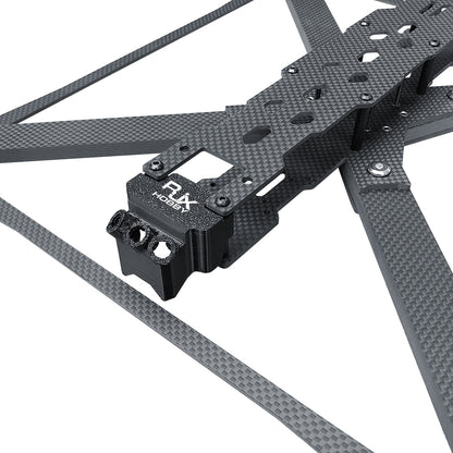 RJX X15 15-inch carbon fiber FPV racing drone frame kit with long arms and front mounting block