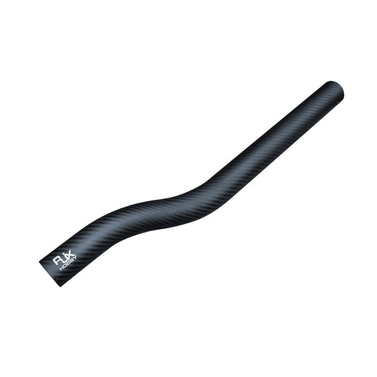 RJX 1pc tube cintré en fibre de carbone 3K 40x37x500mm pour bras de drone UAV Multicoptère Protection des cultures