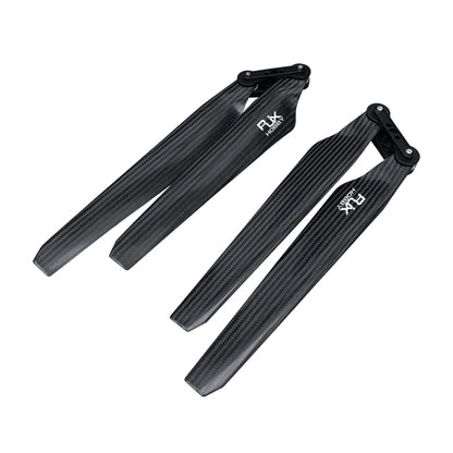 RJXHOBBY 1Pasang MF3016 30.4X10.9inci kipas lipat gentian karbon untuk UAV