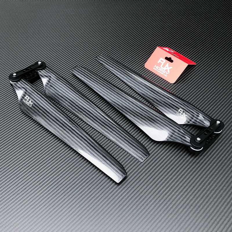 RJXHOBBY 1Pasang MF3016 30.4X10.9inci kipas lipat gentian karbon untuk UAV