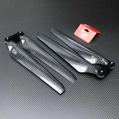 RJXHOBBY 1Pasang MF3016 30.4X10.9inci kipas lipat gentian karbon untuk UAV