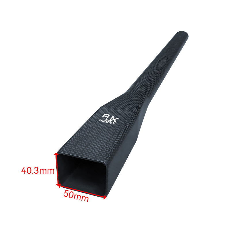 RJXHOBBY Custom Carbon fiber Oval to rectangular tube arm for Plant Protection UAV Multicopter