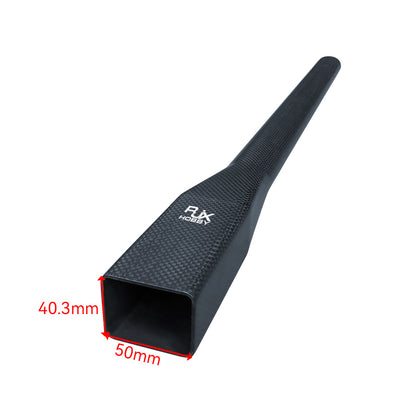 RJXHOBBY Custom Carbon fiber Oval to rectangular tube arm for Plant Protection UAV Multicopter