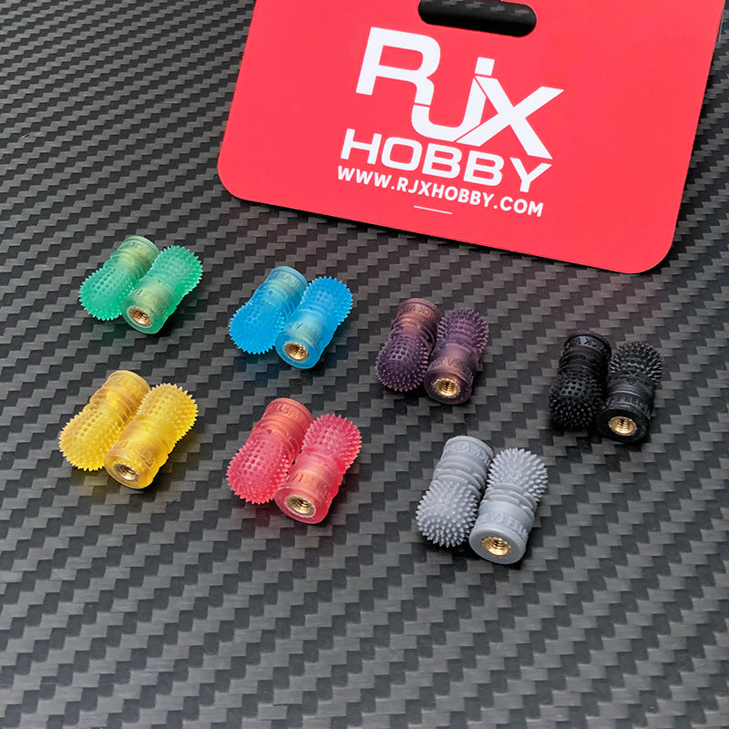 RJX 1 para drążków FPV V3 M3 do pilota zdalnego sterowania – końcówki drążków, antypoślizgowe nakładki na joystick